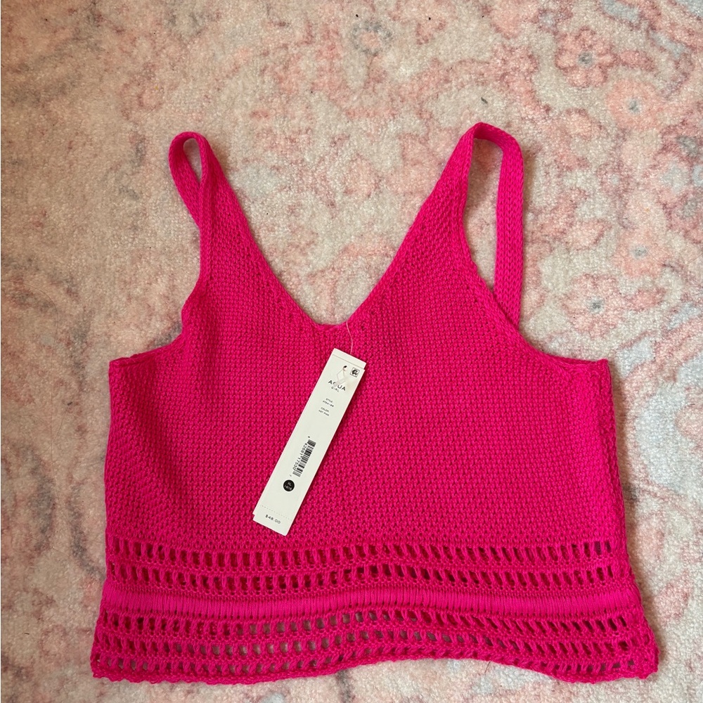 Aqua by Bloomingdales Barbie pink top